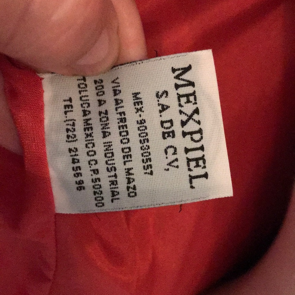 Red Leather Jacket 🧥😍 - Picture 4 of 6